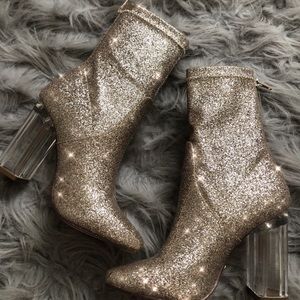 New Gold Shiny Boots